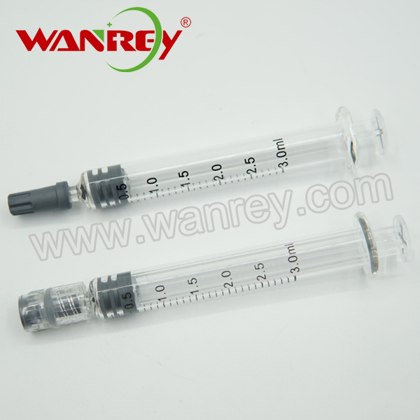 3ml Glass Syringe Luer Lock/Luer Slip